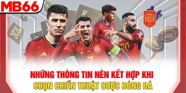 Những thông tin nên kết hợp khi chọn chiến thuật cược bóng đá